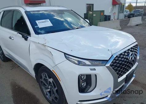 2021 Hyundai Palisade Calligraphy from USA, damaged, VIN KM8R7DHE0MU261035